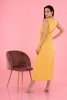 Sukienka Anara Mustard D144 rozmiar - S
